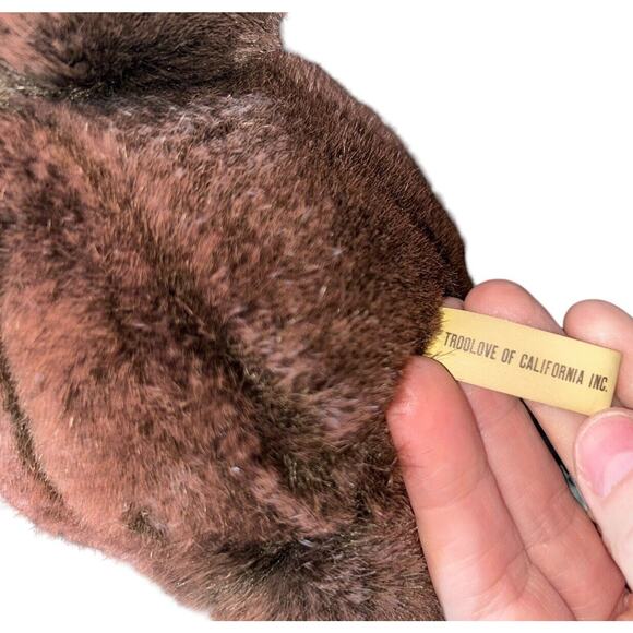 Vintage Troolove Brown‎ Hanging Monkey 8" Plush - Picture 3 of 7